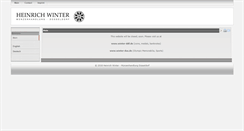 Desktop Screenshot of en.muenzenhandlung-winter.de